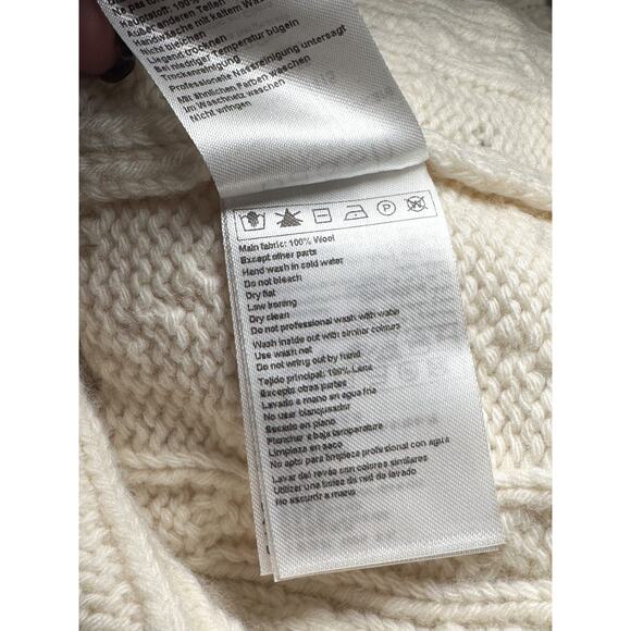 Ba&sh NWT Otello Ivory Wool Knit Crystal Embellished Pullover Sweater Small NEW - Picture 7 of 7